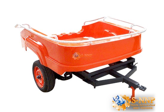 เทรลเลอร์กระบะไฟเบอร์ ยางลม 1 ตัน