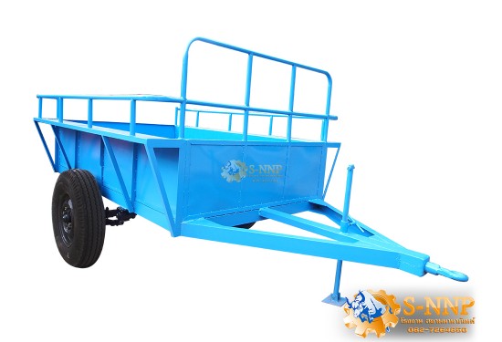 8.3 > เทรลเลอร์กระบะเหล็กเรียบ ยางลม 1 ตัน