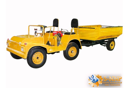 เทรลเลอร์ยางตัน 4 ล้อ 4 ตัน 2 แพลเลต