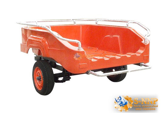 เทรลเลอร์กระบะไฟเบอร์ ยางลม 1 ตัน