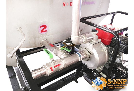 เทรลเลอร์แท็งค์น้ำ 2,000 ลิตร