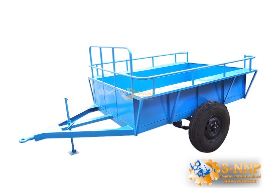 8.3 > เทรลเลอร์กระบะเหล็กเรียบ ยางลม 1 ตัน